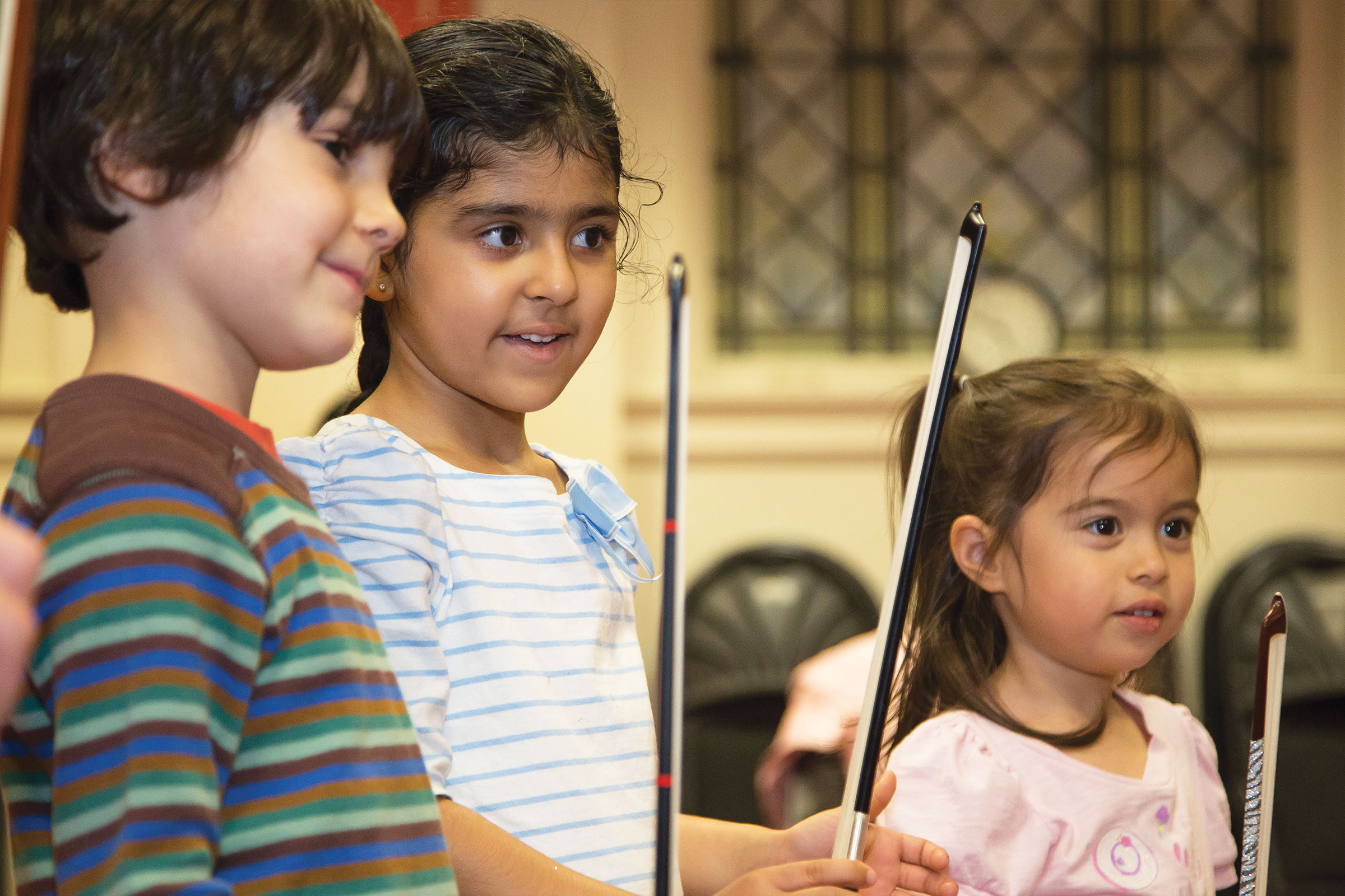 Young MIC Suzuki violin students